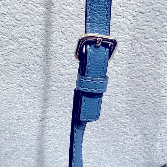 Kate Spade New York Blue Kailey Patterson Drive Leather Crossbody Purse NWOT - Picture 6 of 13